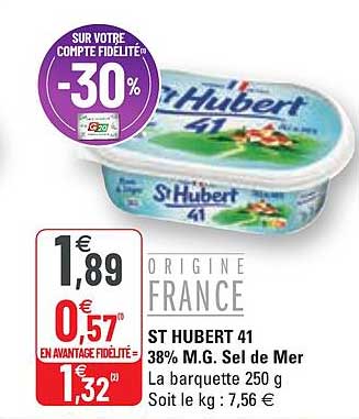 st hubert 41 38% m.g. sel de mer