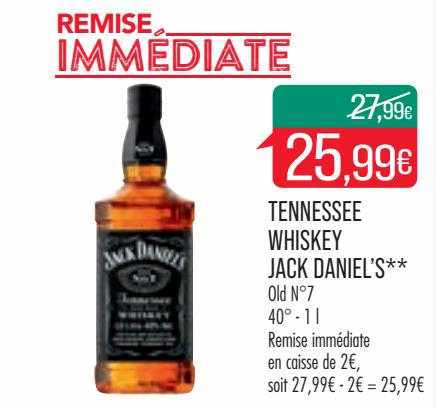 tennessee whiskey jack daniel's