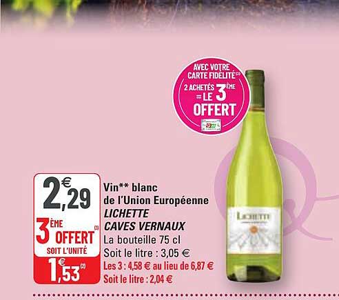vin blanc de l'union européenne lichette caves vernaux