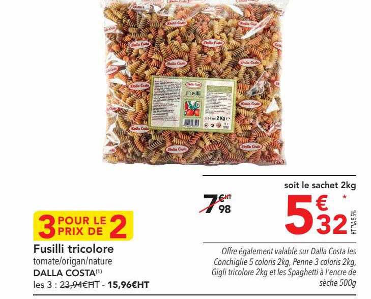 Fusulli Tricolore Dalla Costa