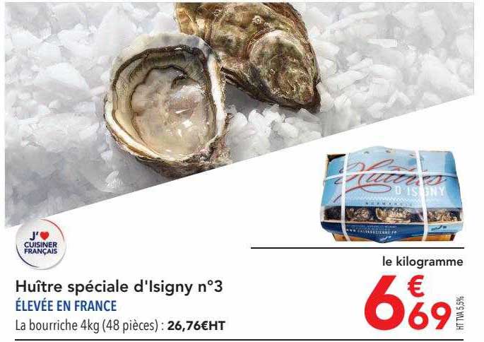 huître spéciale d'isigny n°3