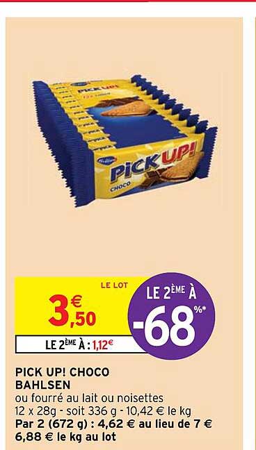 pick up! choco bahlsen