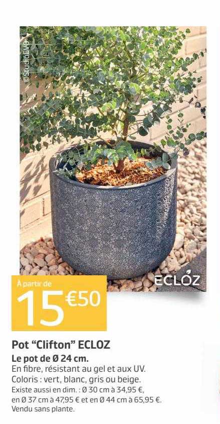 pot "clifton" ecloz