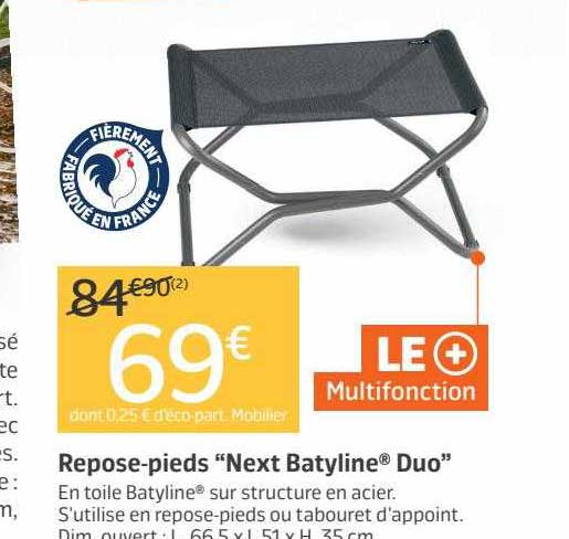 Repose-pieds "next Batyline Duo"