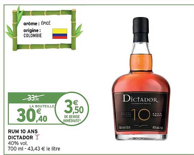 rum 10 ans dictador