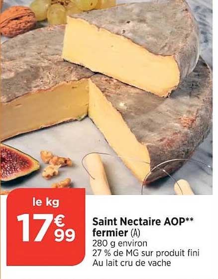 saint nectaire aop fermier