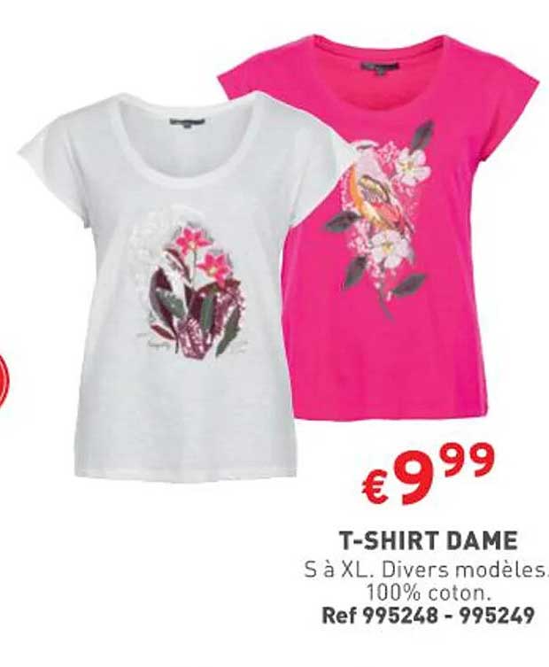 t-shirt dame