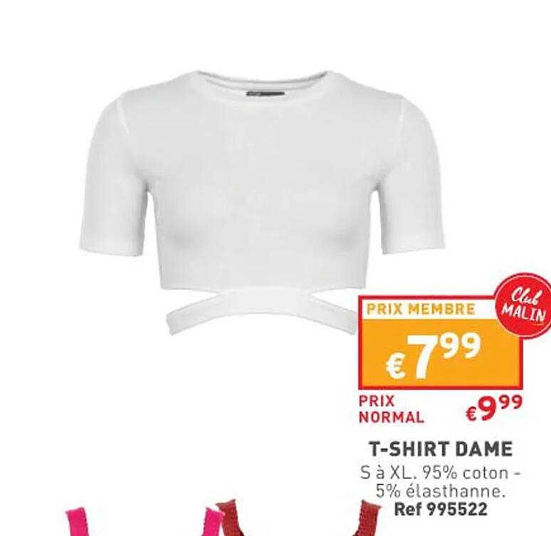 t-shirt dame