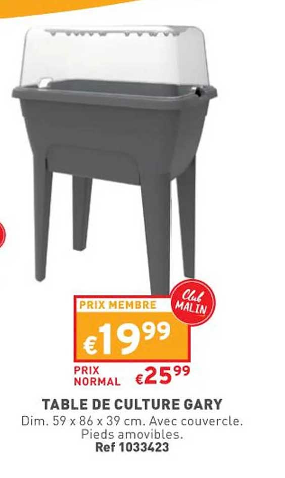 Table De Culture Gary