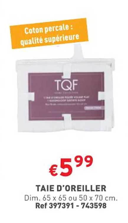 taie d'oreiller