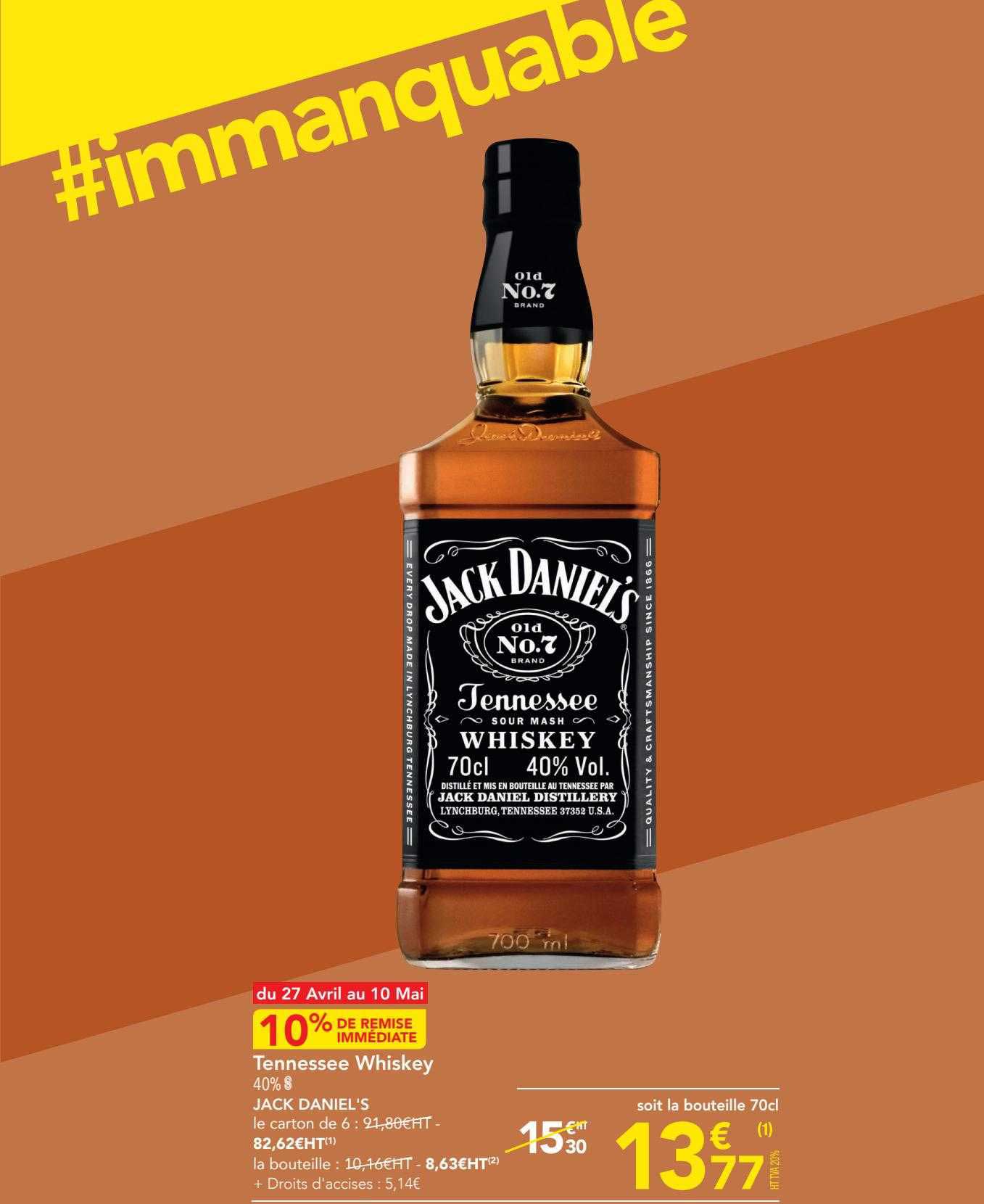 Tennessee Whisky Jack Daniel's