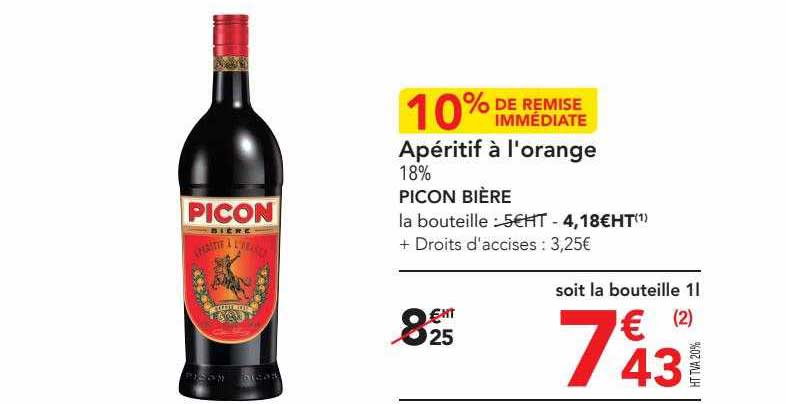 apéritif à l'orange picon bière