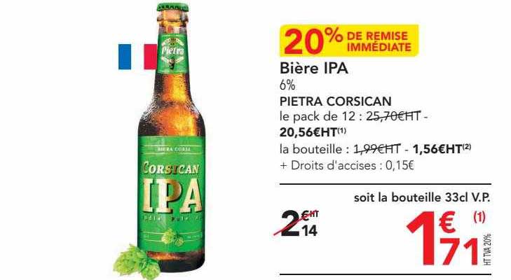 Bière Ipa Pietra Corsican