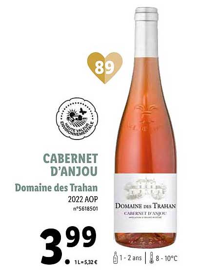 Cabernet D'anjou Domaine Des Trahan