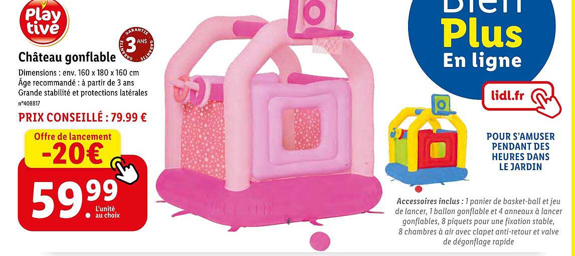 Château Gonflable Play Tive