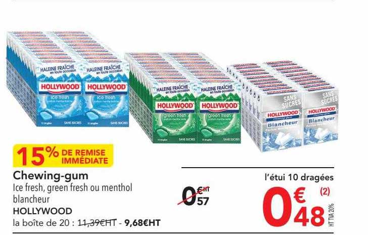 chewing-gum hollywood