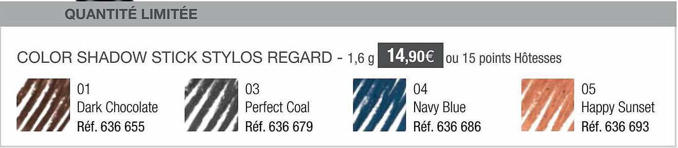 color shadow stick stylos regard