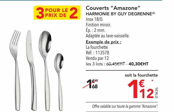 couverts "amazone" harmonie by guy degrenne