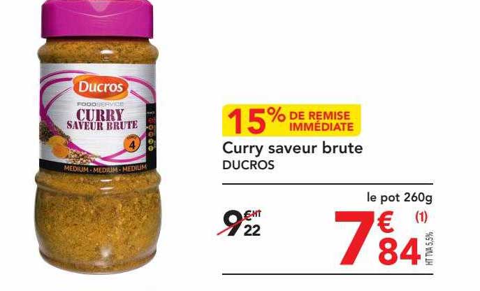 curry saveur brute ducros