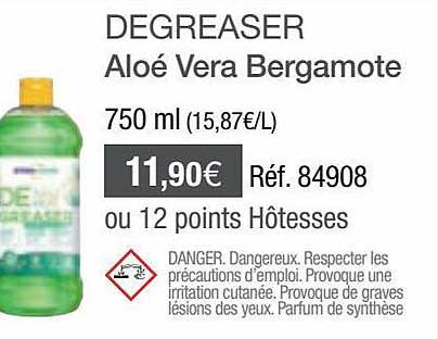 Degreaser Aloé Vera Bergamote