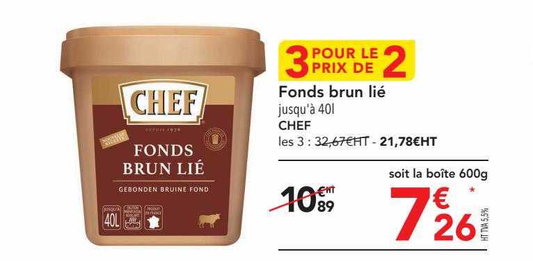 fonds brun lié chef