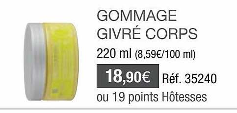 gommage givré corps