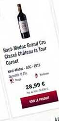 haut-médoc grand cru classé château la tour carnet