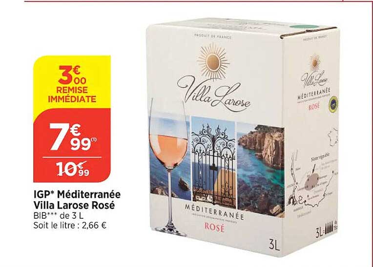 igp méditerranée villa larose rosé