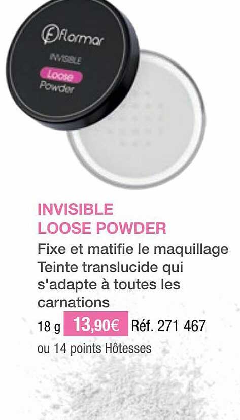 invisible loose powder flormar