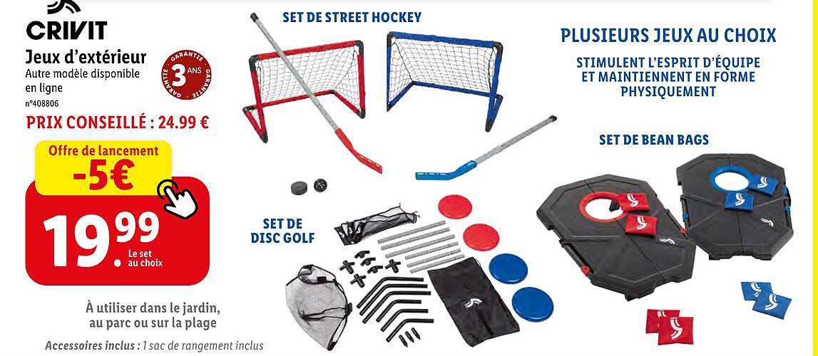 jeux d'extérieur crivit