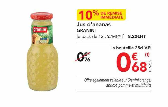 jus d'ananas granini