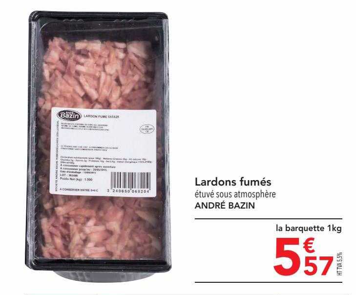 lardons fumés andré bazin