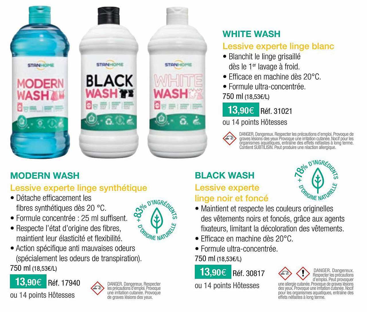 modern wash, black wash, white wash