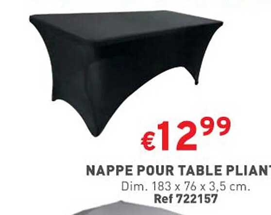 Nappe Pour Table Pliant