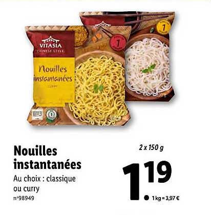 nouilles instantanées vitasia