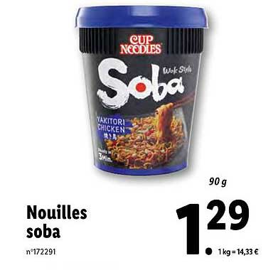 nouilles soba
