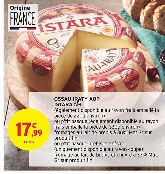 ossau iraty aop istara