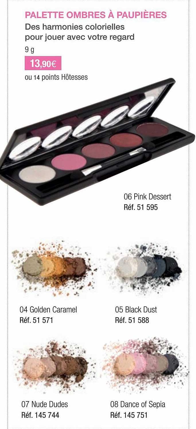 palette ombres à paupières