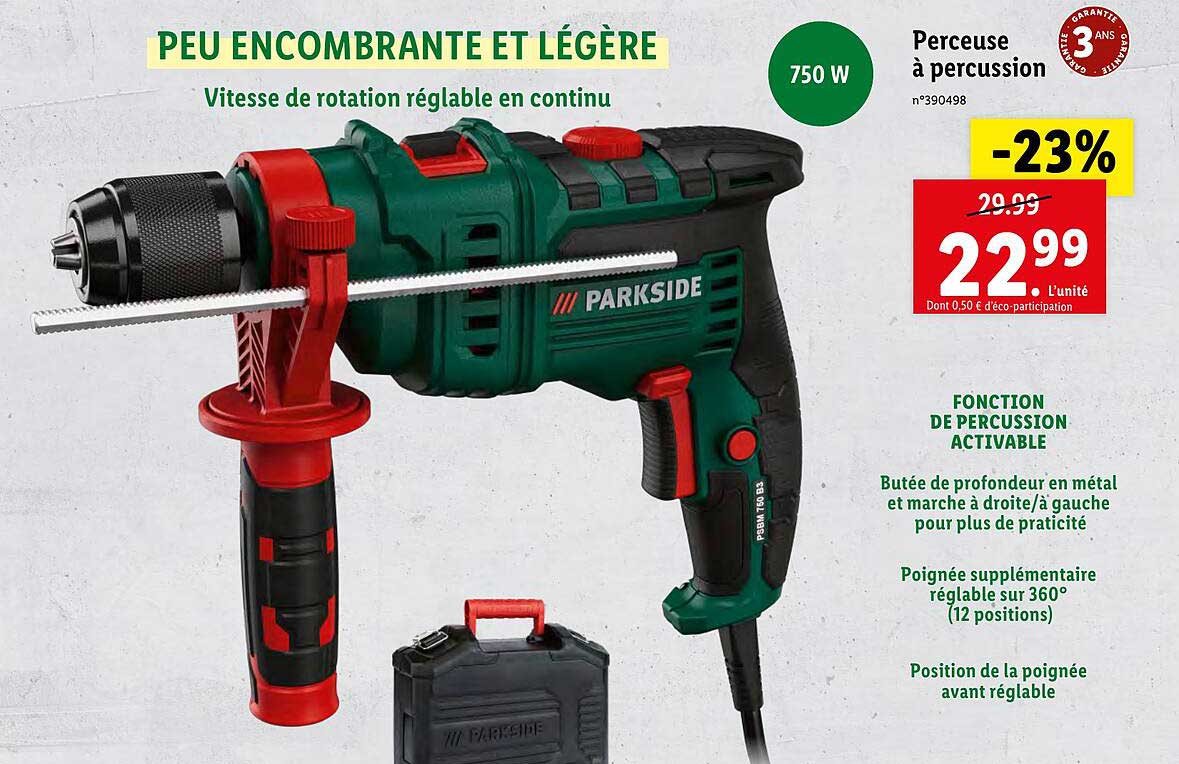 Perceuse à Percussion Parkside