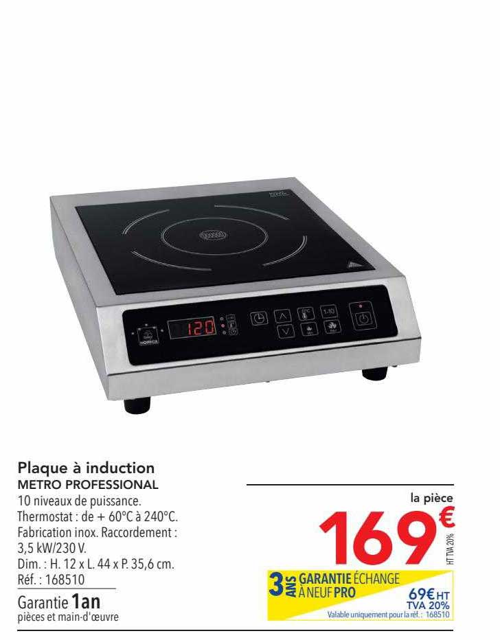 Plaque à Induction Metro Professional