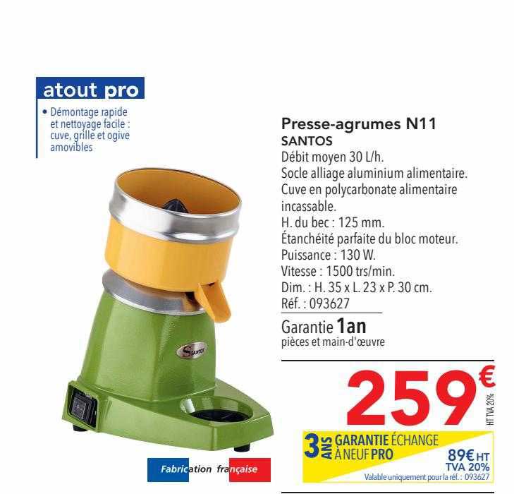 Presse-agrumes N11 Santos