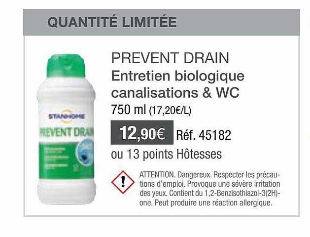 prevent drain
