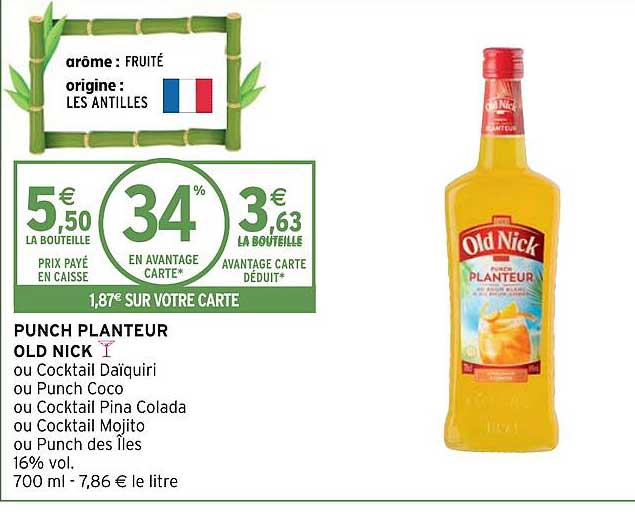 punch planteur old nick