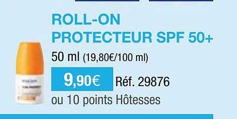roll-on protecteur spf 50+