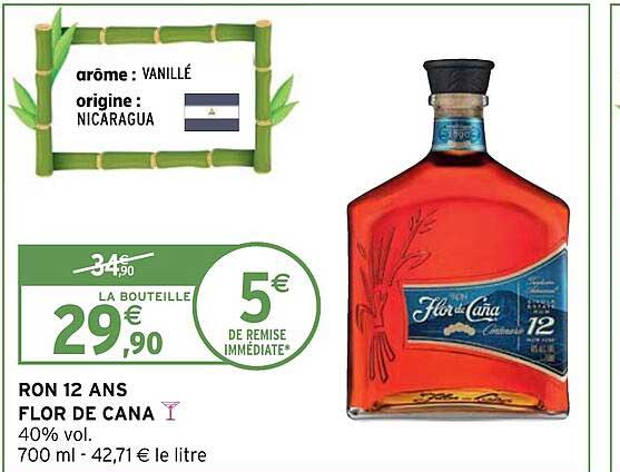 ron 12 ans flor de cana