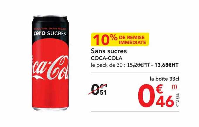 sans sucres coca-cola