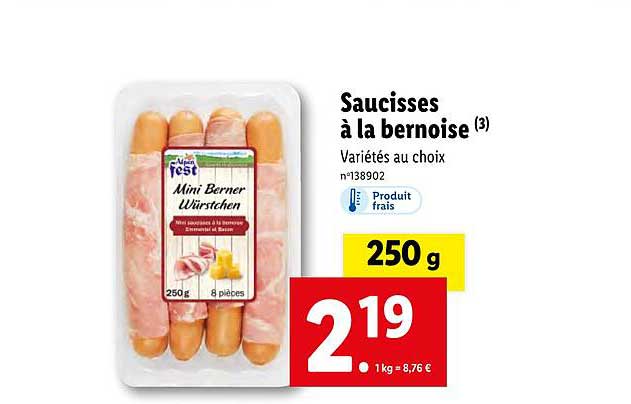 saucisses à la bernoise