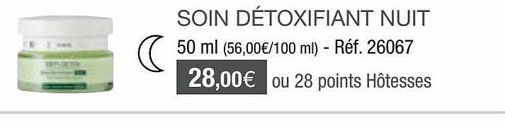 soin détoxifiant nuit