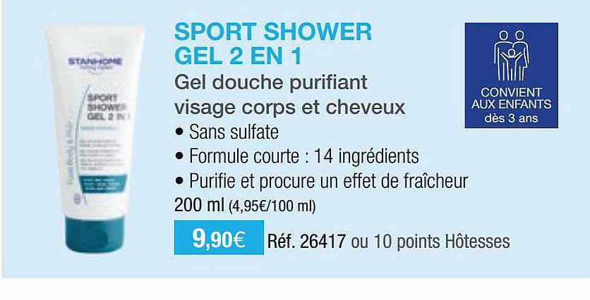 sport shower gel 2 en 1