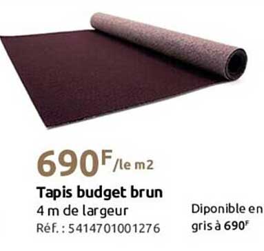 Tapis Budget Brun